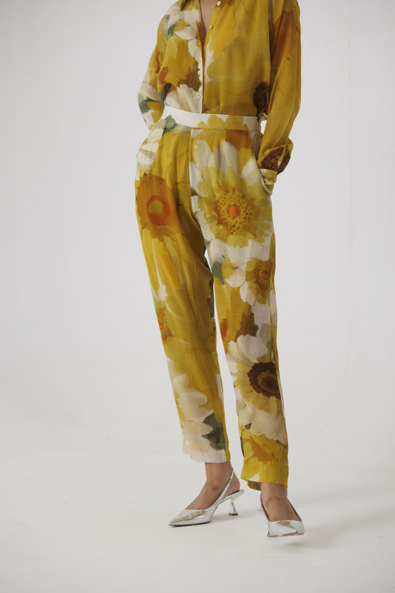 MIMOSA CO-ORD by Yam in yellow color for women in Singapore