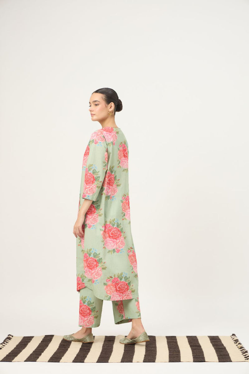 Mint Nayab Kurta Set