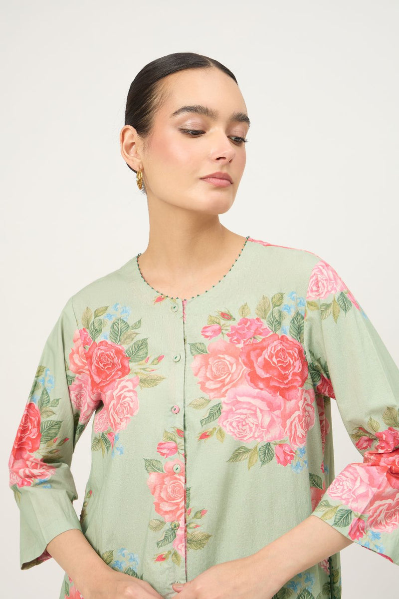 Mint Nayab Kurta Set