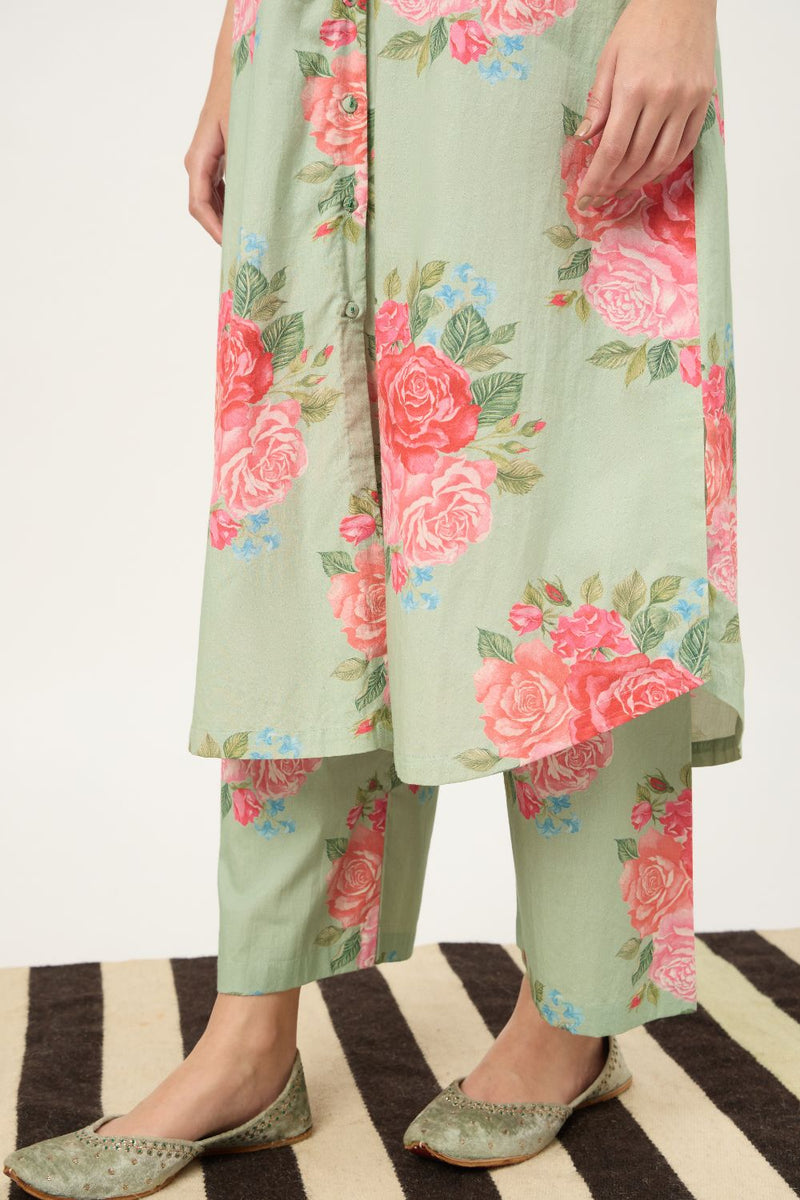 Mint Nayab Kurta Set