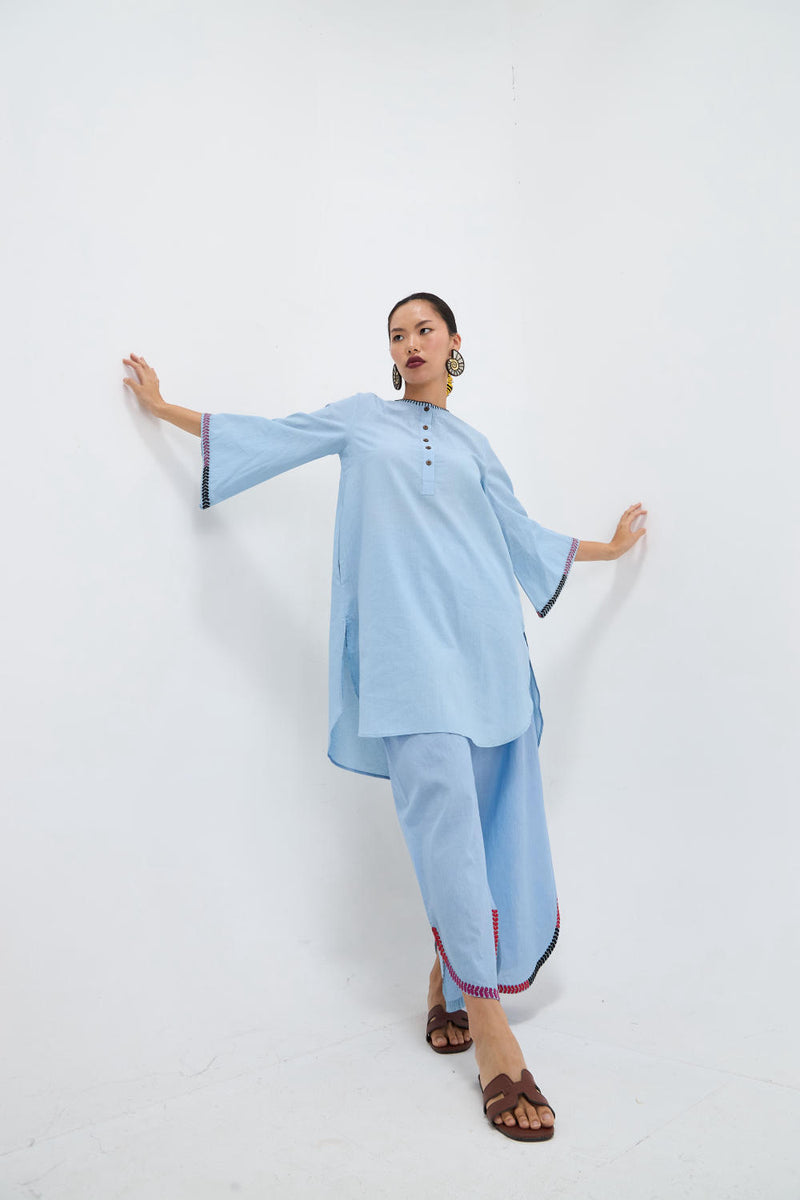 AASMAN KURTA SET cotton by Aavidi for women in Singapore