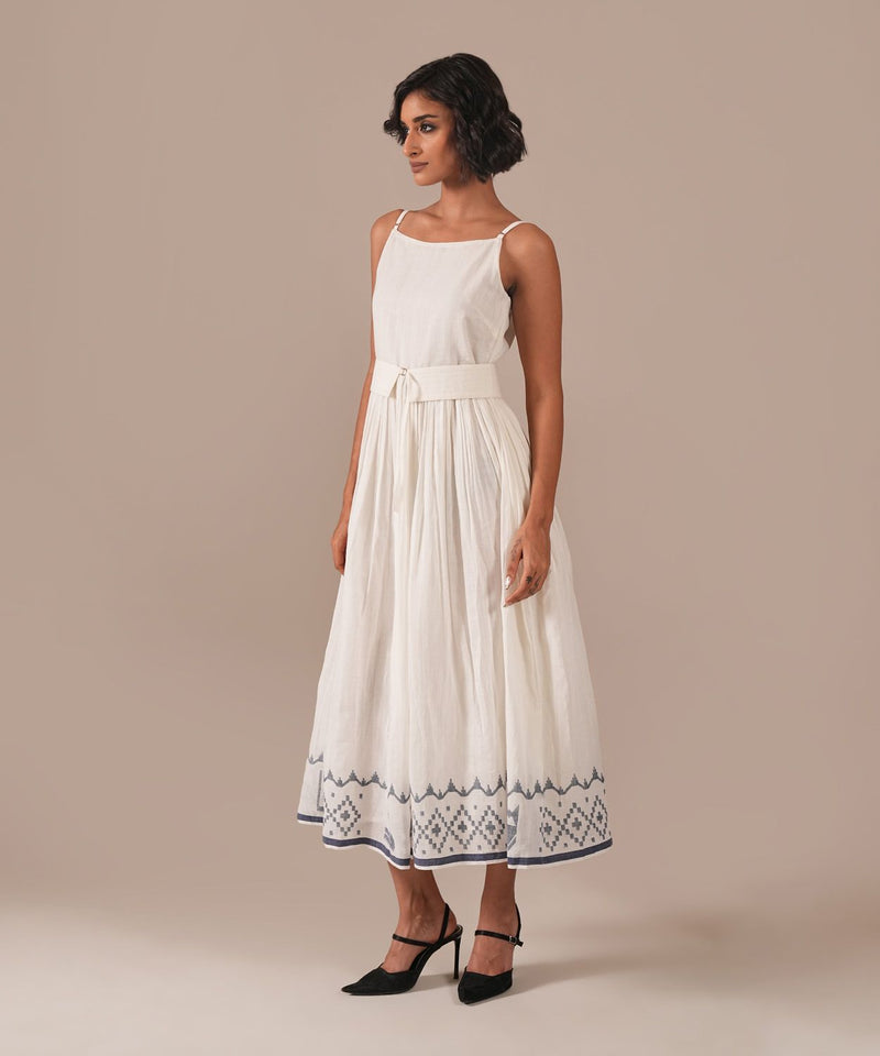 MOON GLOW DRESS 100% cotton Buy MOON GLOW DRESS from C&W | Dresses for Women by Indigo Dreams in white color for women in Singapore