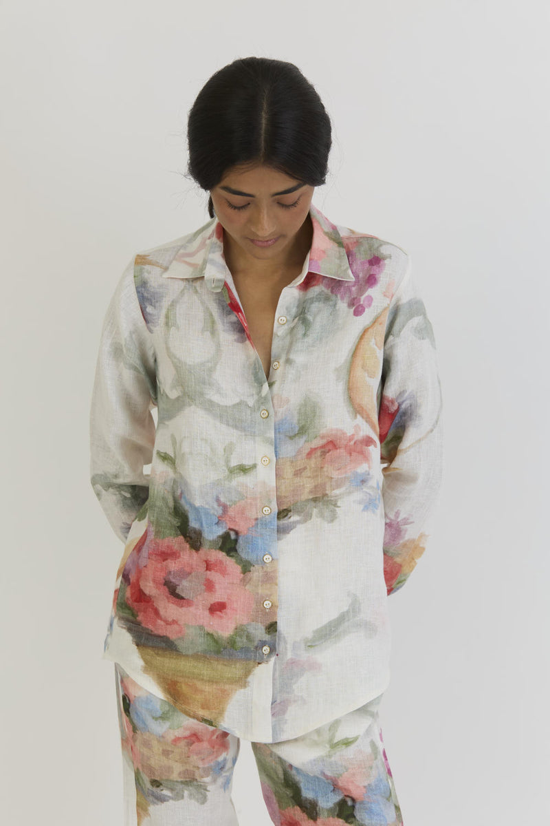 MORELLO LINEN CO-ORD linen by Yam for women in Singapore