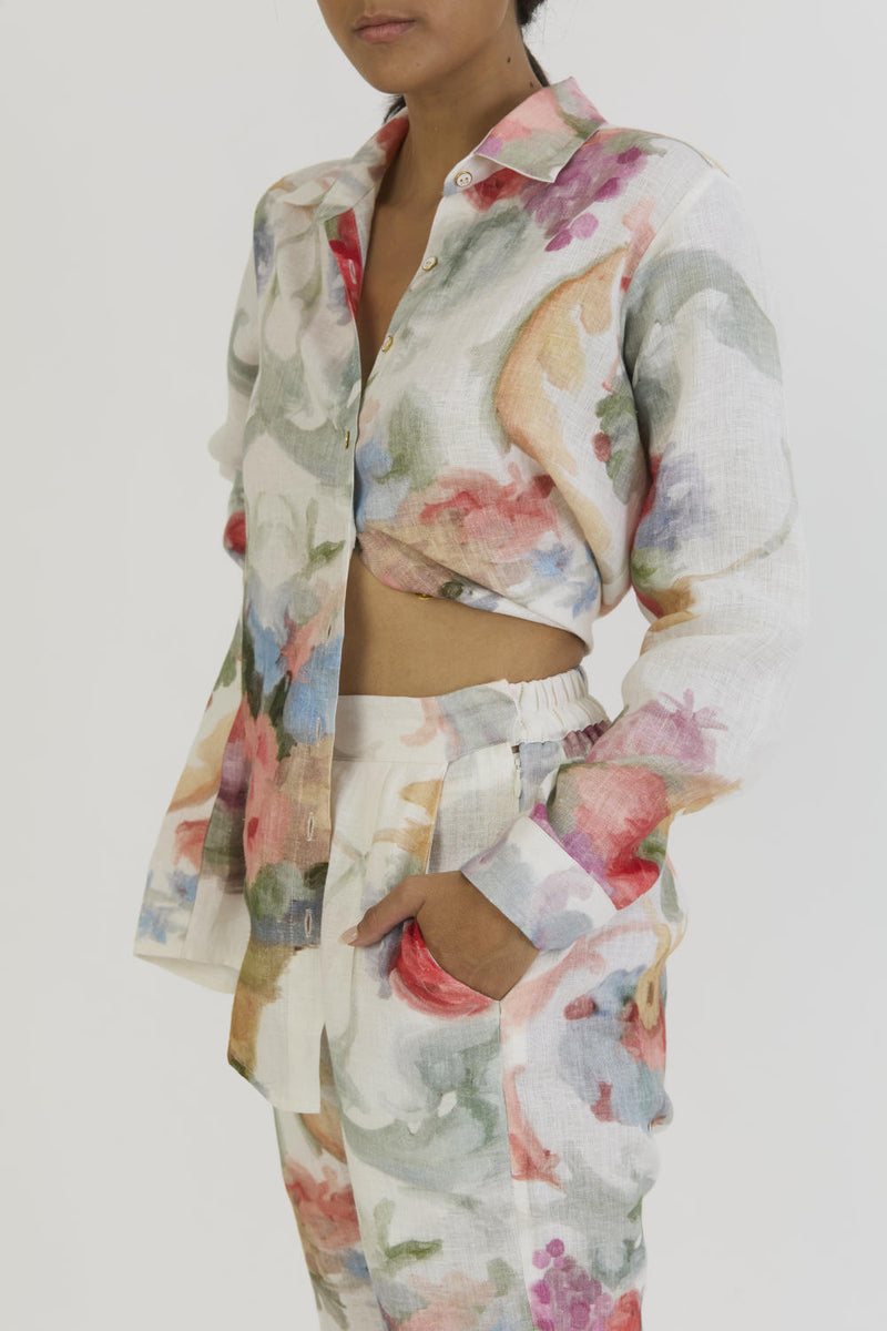 MORELLO LINEN CO-ORD linen by Yam for women in Singapore