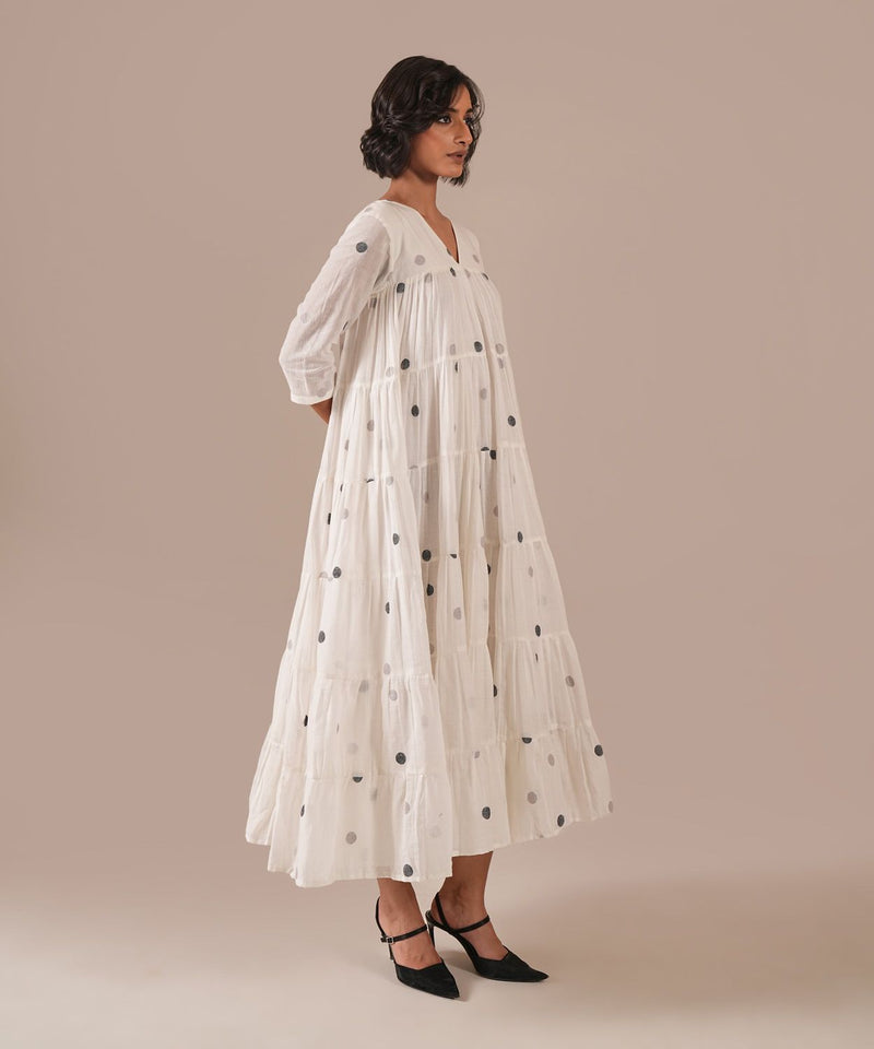 OCEAN DRAPE DRESS 100% cotton Buy OCEAN DRAPE DRESS from C&W | Dresses for Women by Indigo Dreams in white color for women in Singapore