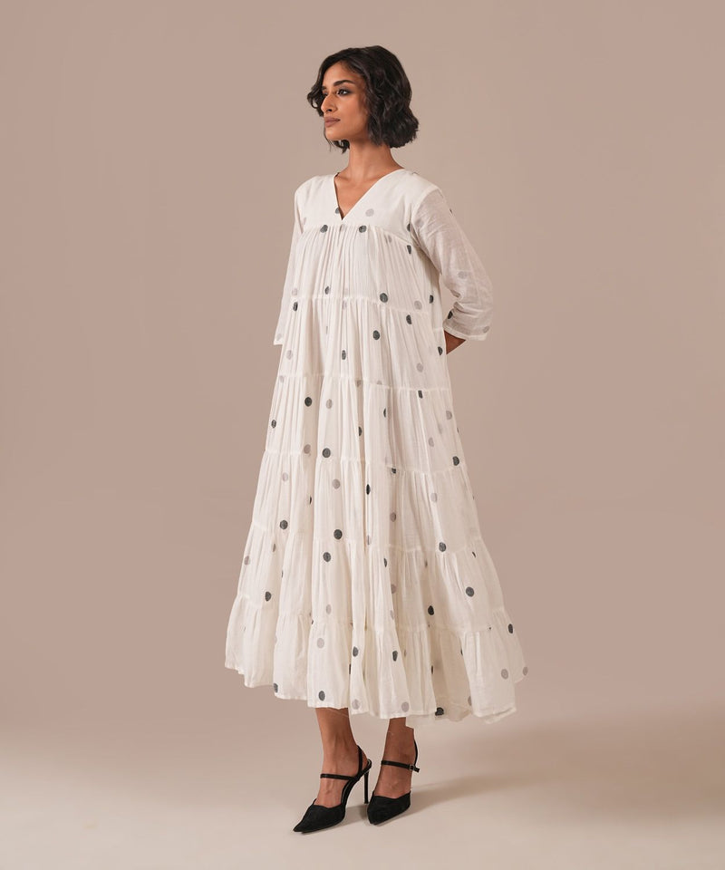 OCEAN DRAPE DRESS 100% cotton Buy OCEAN DRAPE DRESS from C&W | Dresses for Women by Indigo Dreams in white color for women in Singapore