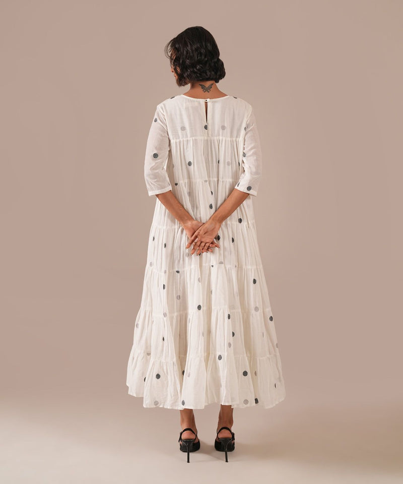 OCEAN DRAPE DRESS 100% cotton Buy OCEAN DRAPE DRESS from C&W | Dresses for Women by Indigo Dreams in white color for women in Singapore