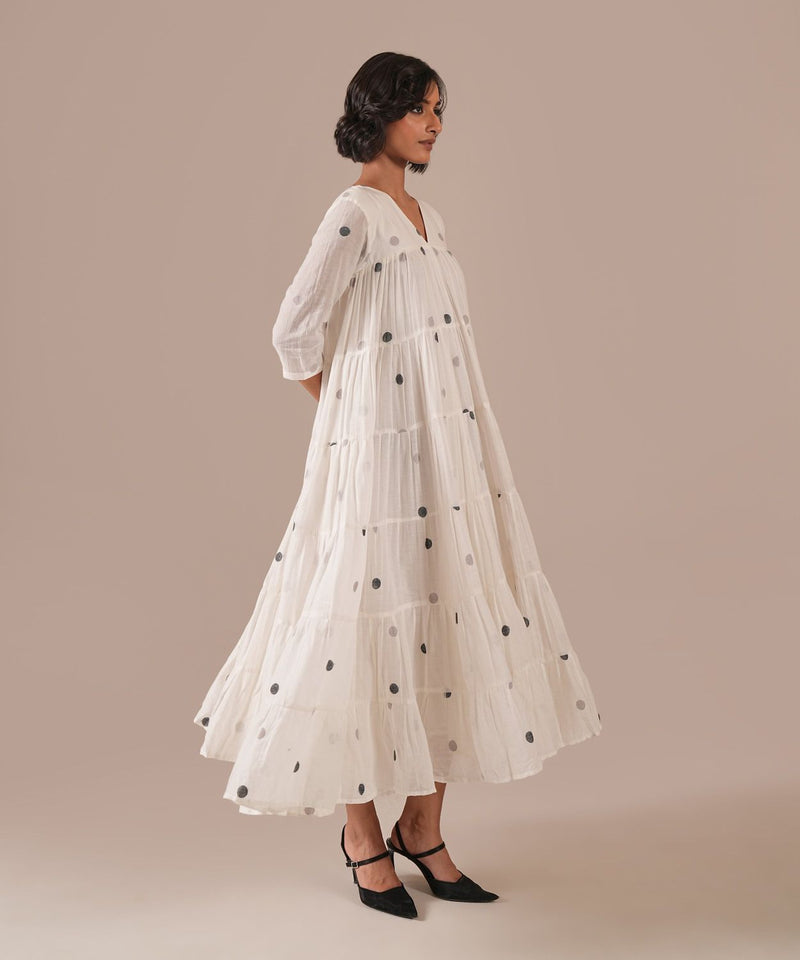 OCEAN DRAPE DRESS 100% cotton Buy OCEAN DRAPE DRESS from C&W | Dresses for Women by Indigo Dreams in white color for women in Singapore