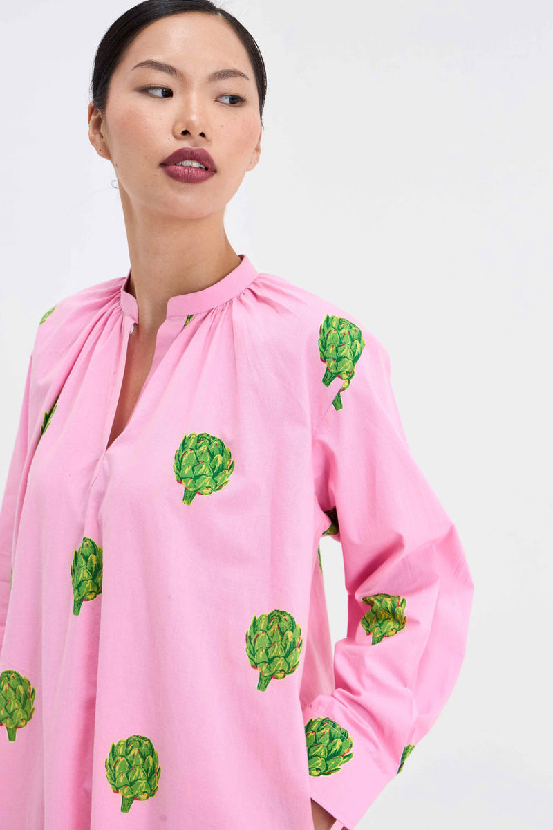 ARTICHOKE KURTA SET poplin by Aavidi for women in Singapore