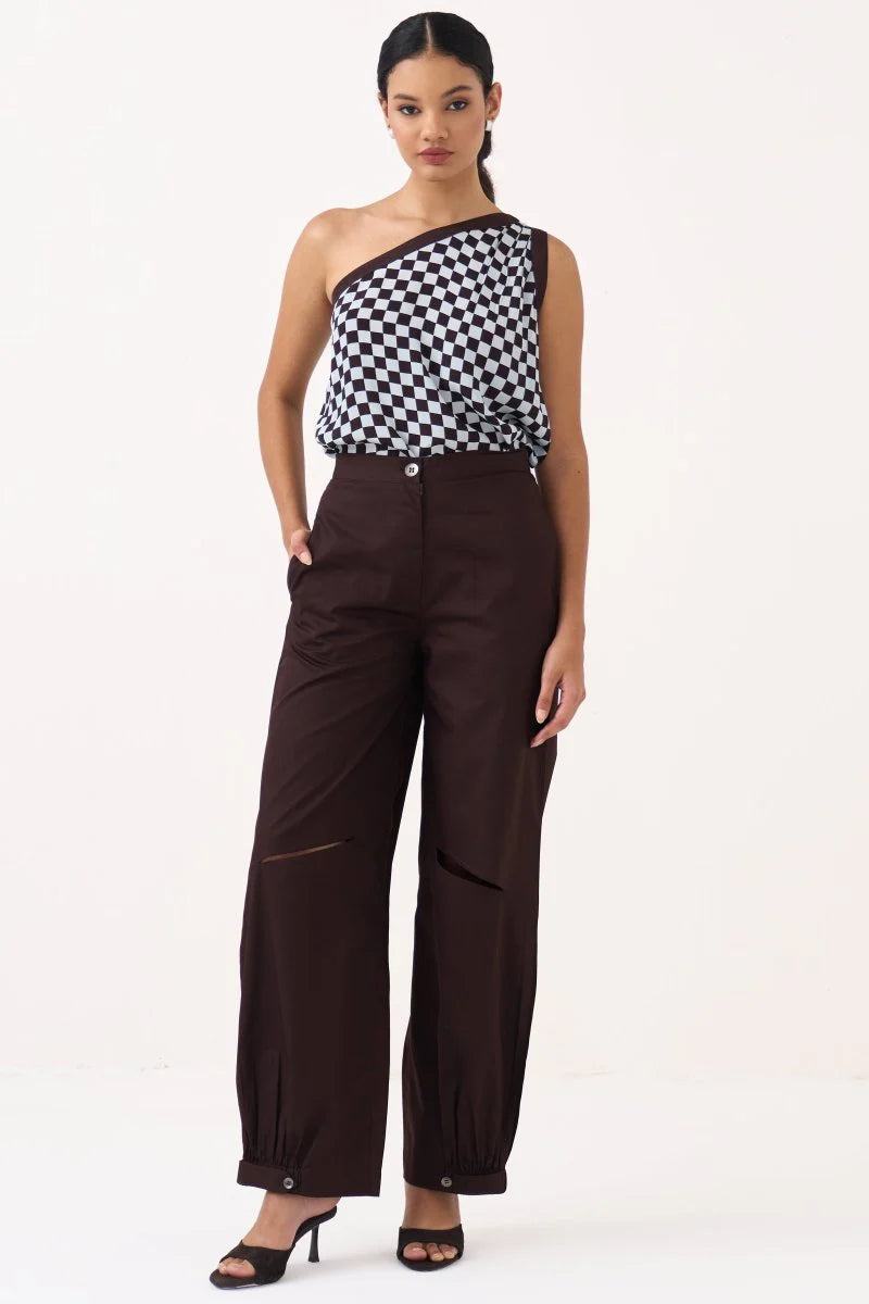 TCMPOP26-23 ONE SHOULDER TOP-Size S