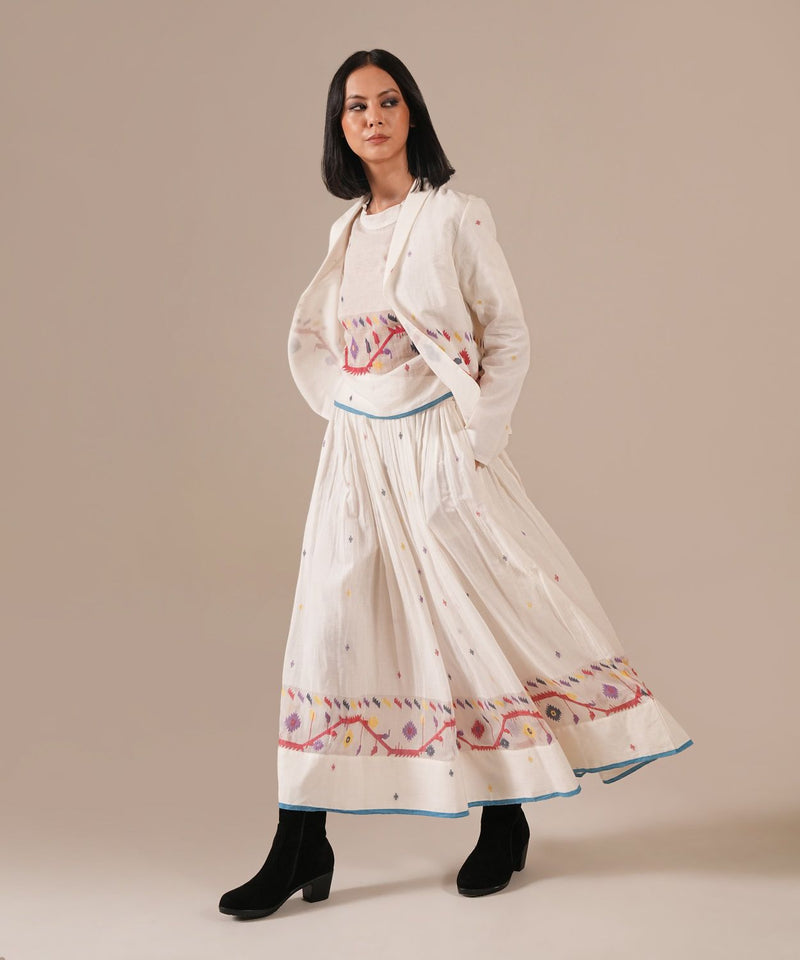 PEARL SONG SET 100% cotton Buy PEARL SONG SET from C&W | Co-Ord Sets for Women by Indigo Dreams in white color for women in Singapore