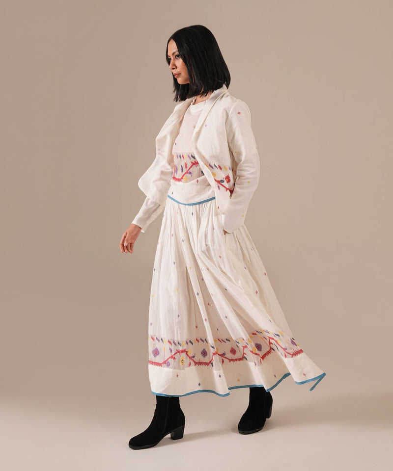 PEARL SONG SET 100% cotton Buy PEARL SONG SET from C&W | Co-Ord Sets for Women by Indigo Dreams in white color for women in Singapore