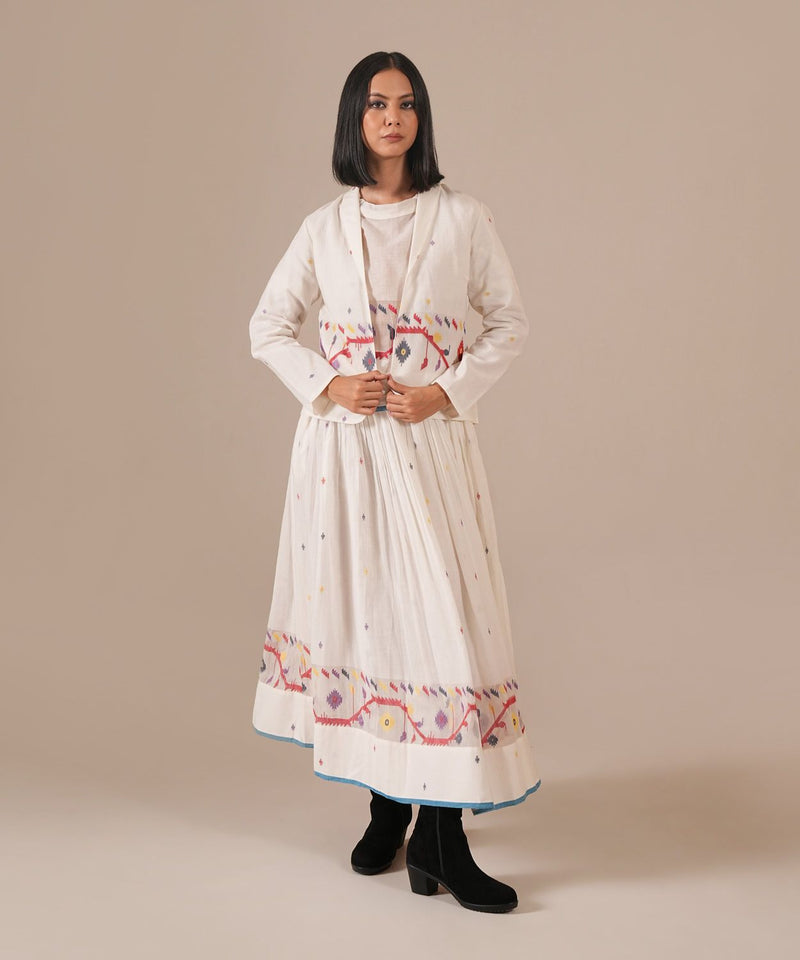PEARL SONG SET 100% cotton Buy PEARL SONG SET from C&W | Co-Ord Sets for Women by Indigo Dreams in white color for women in Singapore