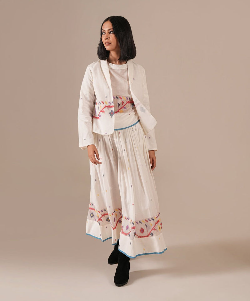 PEARL SONG SET 100% cotton Buy PEARL SONG SET from C&W | Co-Ord Sets for Women by Indigo Dreams in white color for women in Singapore