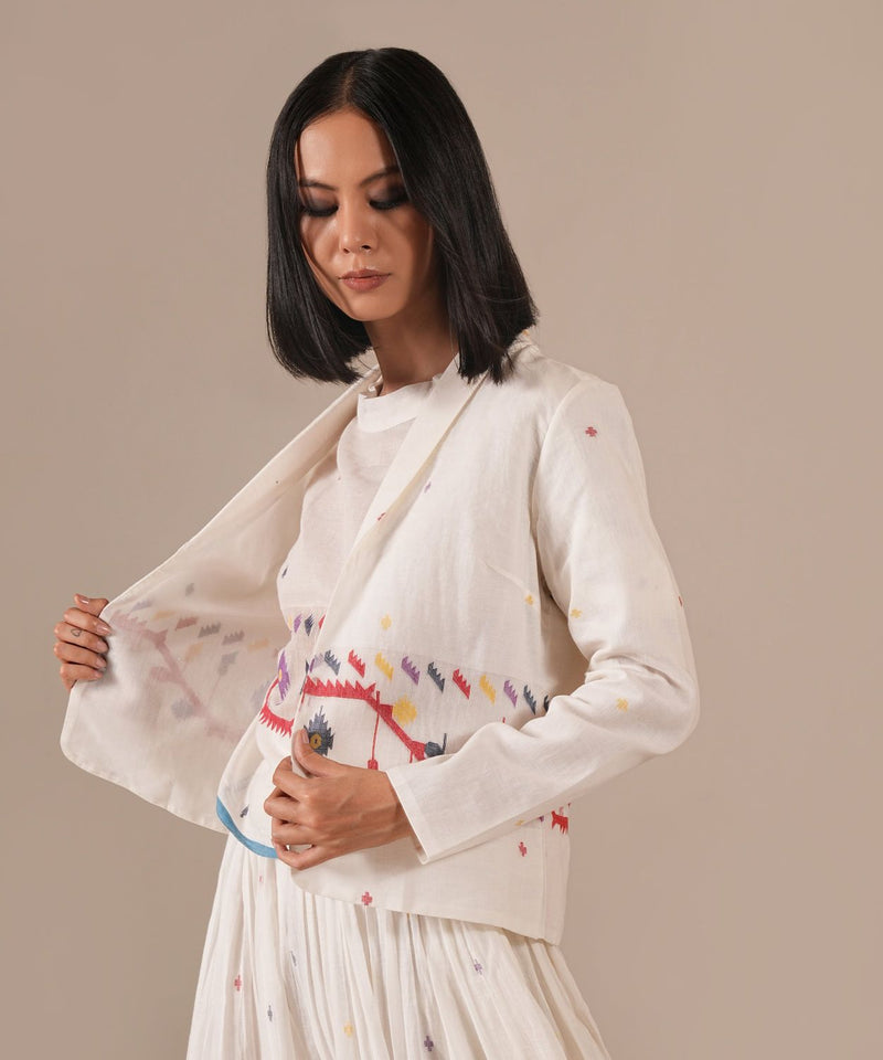 PEARL SONG SET 100% cotton Buy PEARL SONG SET from C&W | Co-Ord Sets for Women by Indigo Dreams in white color for women in Singapore