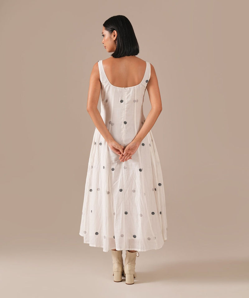 PEARL SPARK DRESS 100% cotton Buy PEARL SPARK DRESS from C&W | Dresses for Women by Indigo Dreams in white color for women in Singapore
