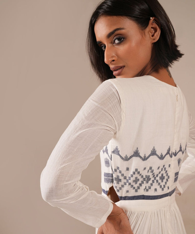 PEARL WHISPER DRESS 100% cotton Buy PEARL WHISPER DRESS from C&W | Dresses for Women by Indigo Dreams in white color for women in Singapore