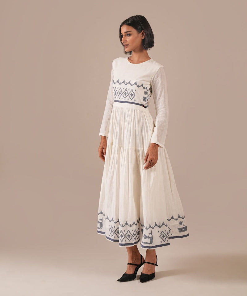 PEARL WHISPER DRESS 100% cotton Buy PEARL WHISPER DRESS from C&W | Dresses for Women by Indigo Dreams in white color for women in Singapore