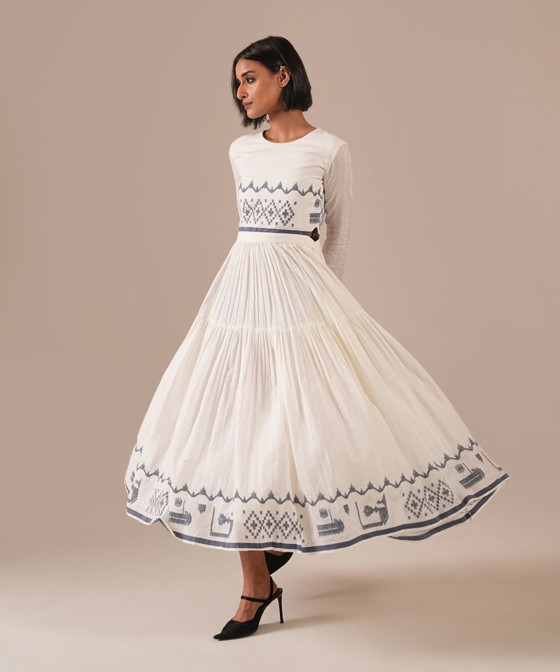 PEARL WHISPER DRESS 100% cotton Buy PEARL WHISPER DRESS from C&W | Dresses for Women by Indigo Dreams in white color for women in Singapore