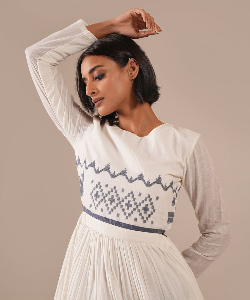 PEARL WHISPER DRESS 100% cotton Buy PEARL WHISPER DRESS from C&W | Dresses for Women by Indigo Dreams in white color for women in Singapore