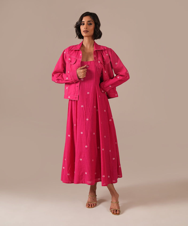 PEONY HAZE SET 100% cotton Buy PEONY HAZE SET from C&W | Co-Ord Sets for Women by Indigo Dreams in pink color for women in Singapore