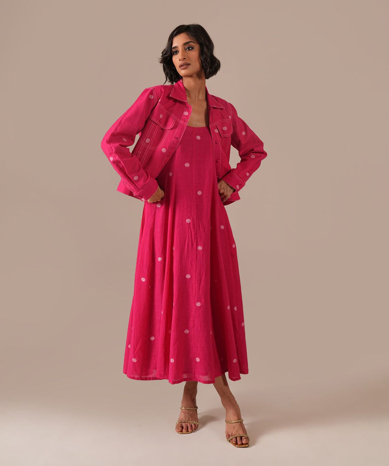 PEONY HAZE SET 100% cotton Buy PEONY HAZE SET from C&W | Co-Ord Sets for Women by Indigo Dreams in pink color for women in Singapore