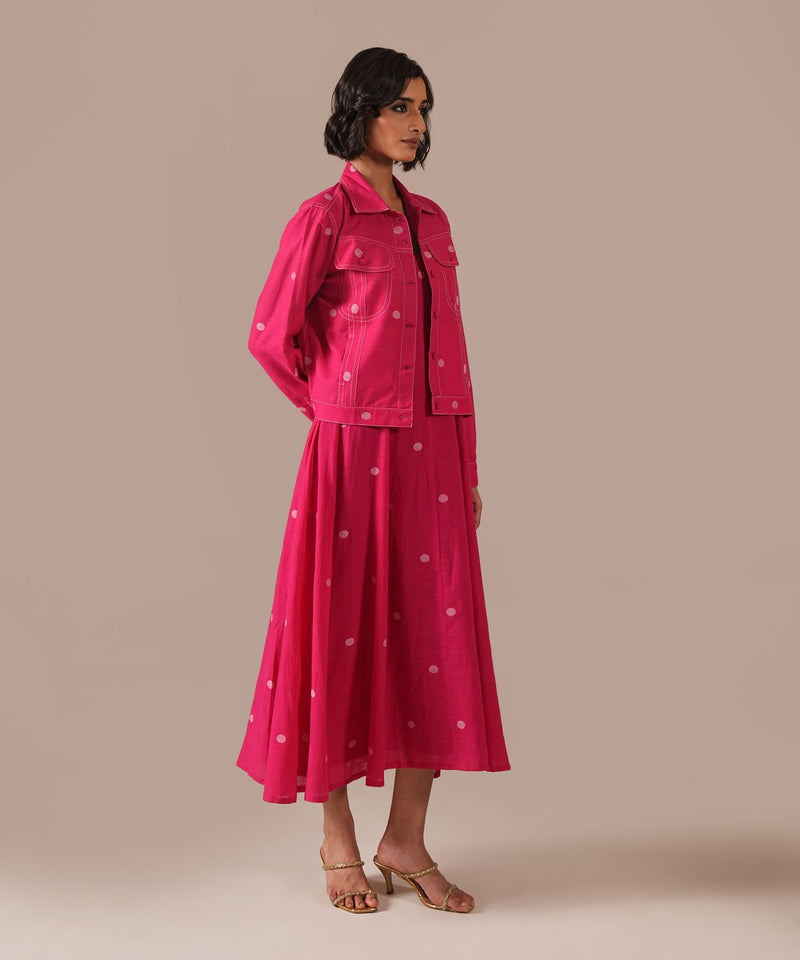PEONY HAZE SET 100% cotton Buy PEONY HAZE SET from C&W | Co-Ord Sets for Women by Indigo Dreams in pink color for women in Singapore