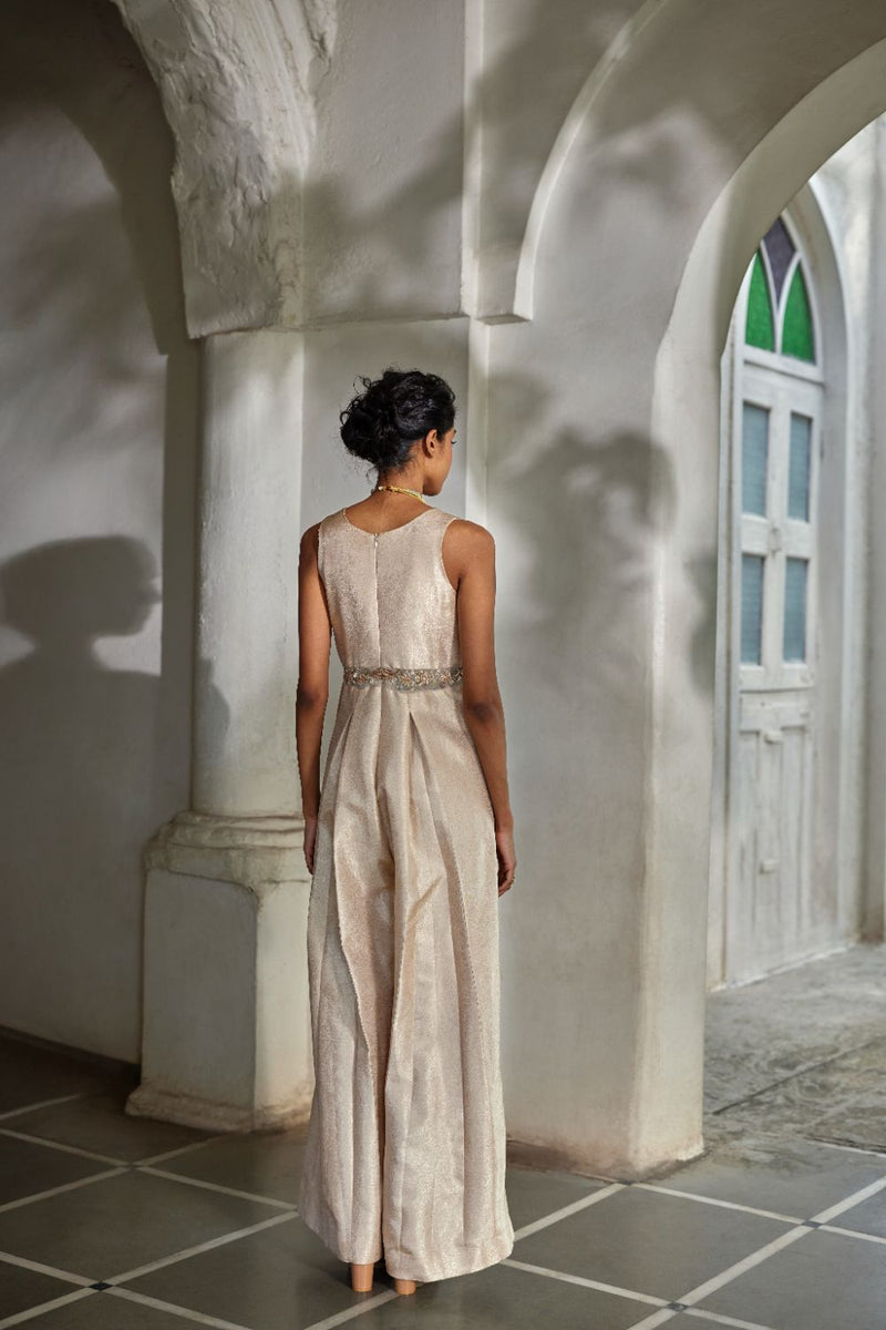 PH-3119 Sera Cape Jumpsuit Set by Paulmi & Harsh for women in Singapore