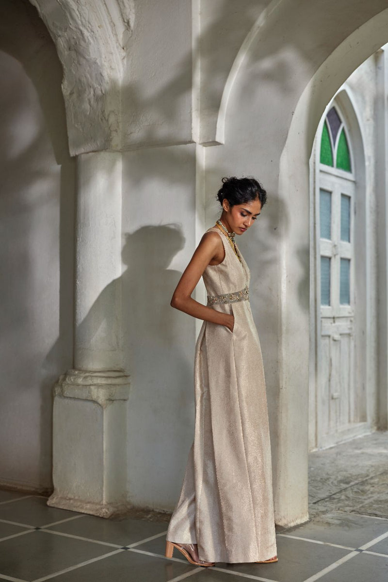 PH-3119 Sera Cape Jumpsuit Set by Paulmi & Harsh for women in Singapore