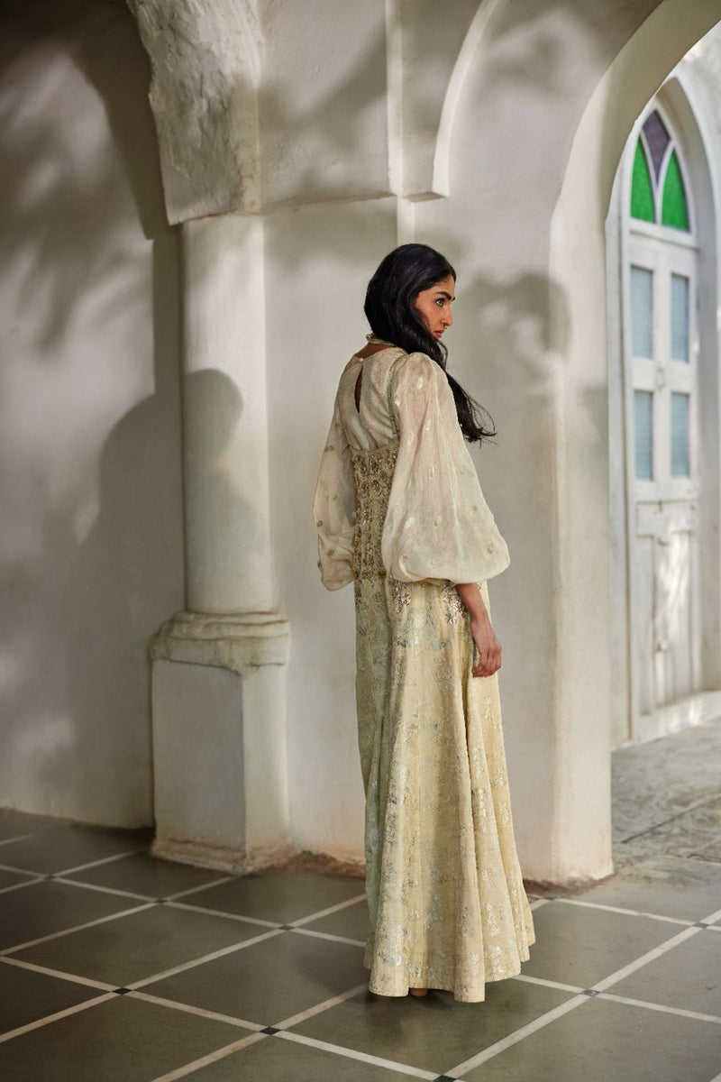 PH-3124 Reni Jumpsuit by Paulmi & Harsh in green color for women in Singapore