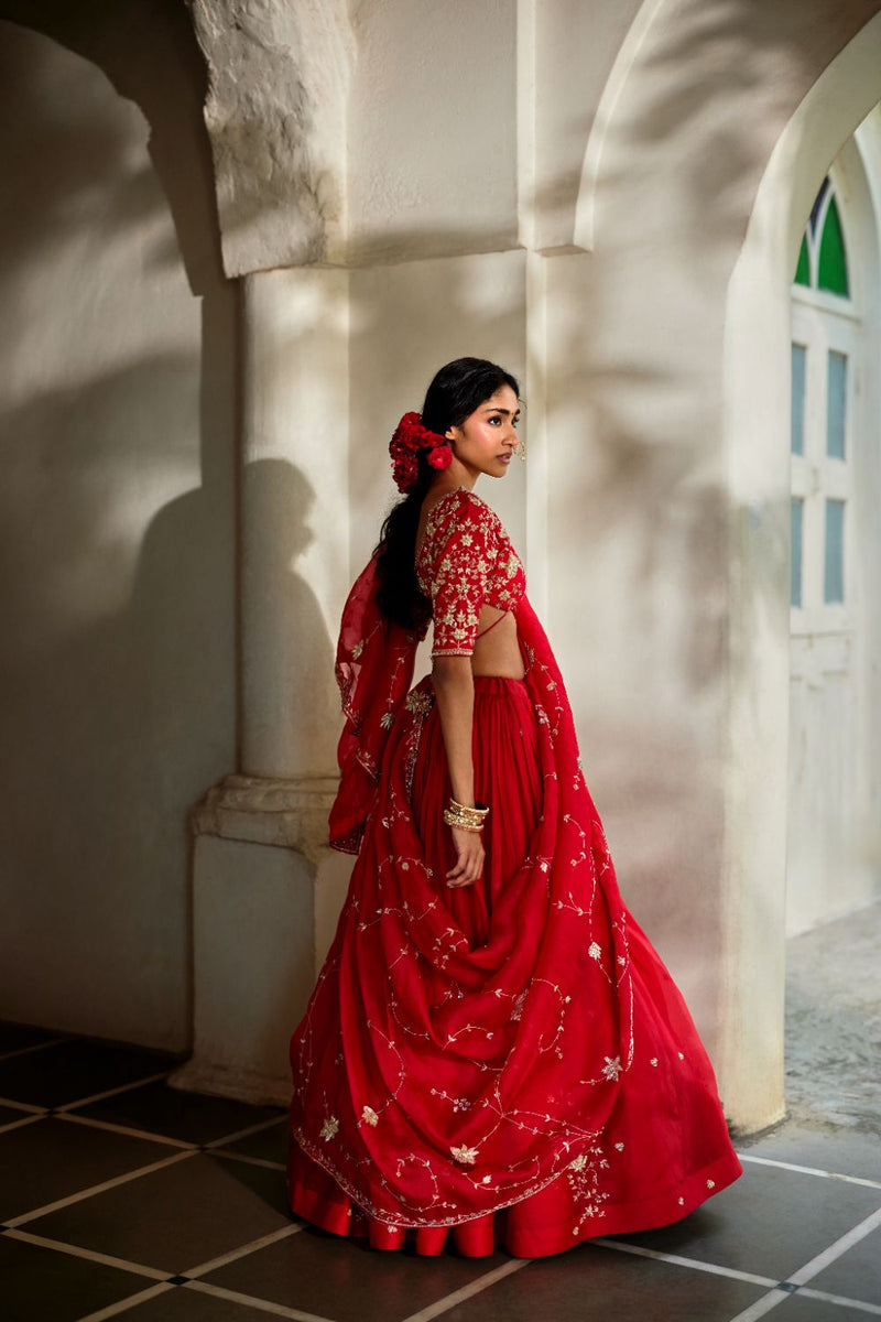 PH-3127 Mahi Lehenga Set by Paulmi & Harsh for women in Singapore