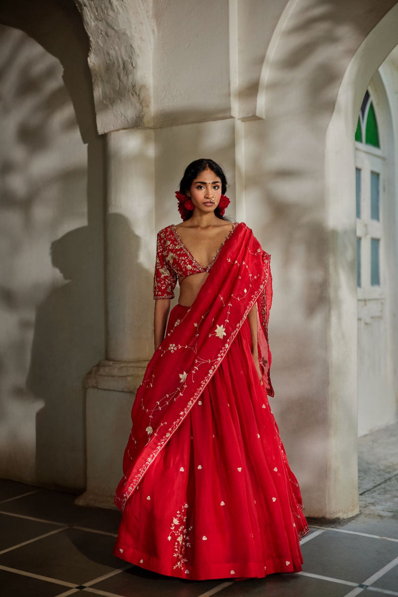PH-3127 Mahi Lehenga Set by Paulmi & Harsh for women in Singapore