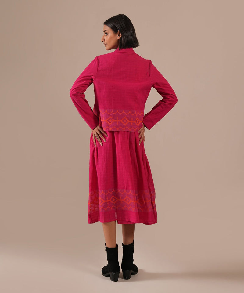 PINK AURA SET 100% cotton Buy PINK AURA SET from C&W | Co-Ord Sets for Women by Indigo Dreams in pink color for women in Singapore