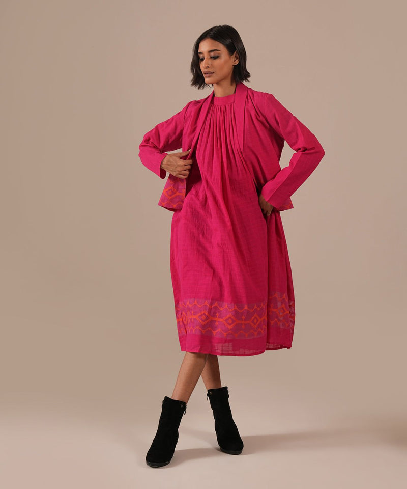 PINK AURA SET 100% cotton Buy PINK AURA SET from C&W | Co-Ord Sets for Women by Indigo Dreams in pink color for women in Singapore