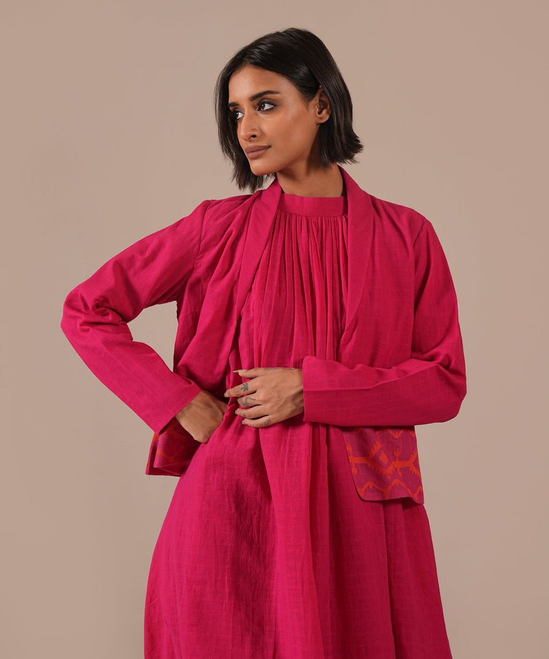 PINK AURA SET 100% cotton Buy PINK AURA SET from C&W | Co-Ord Sets for Women by Indigo Dreams in pink color for women in Singapore