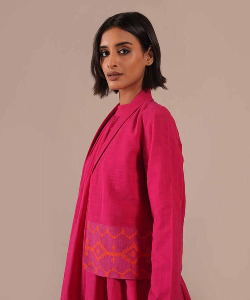 PINK AURA SET 100% cotton Buy PINK AURA SET from C&W | Co-Ord Sets for Women by Indigo Dreams in pink color for women in Singapore