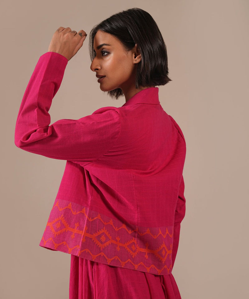 PINK AURA SET 100% cotton Buy PINK AURA SET from C&W | Co-Ord Sets for Women by Indigo Dreams in pink color for women in Singapore