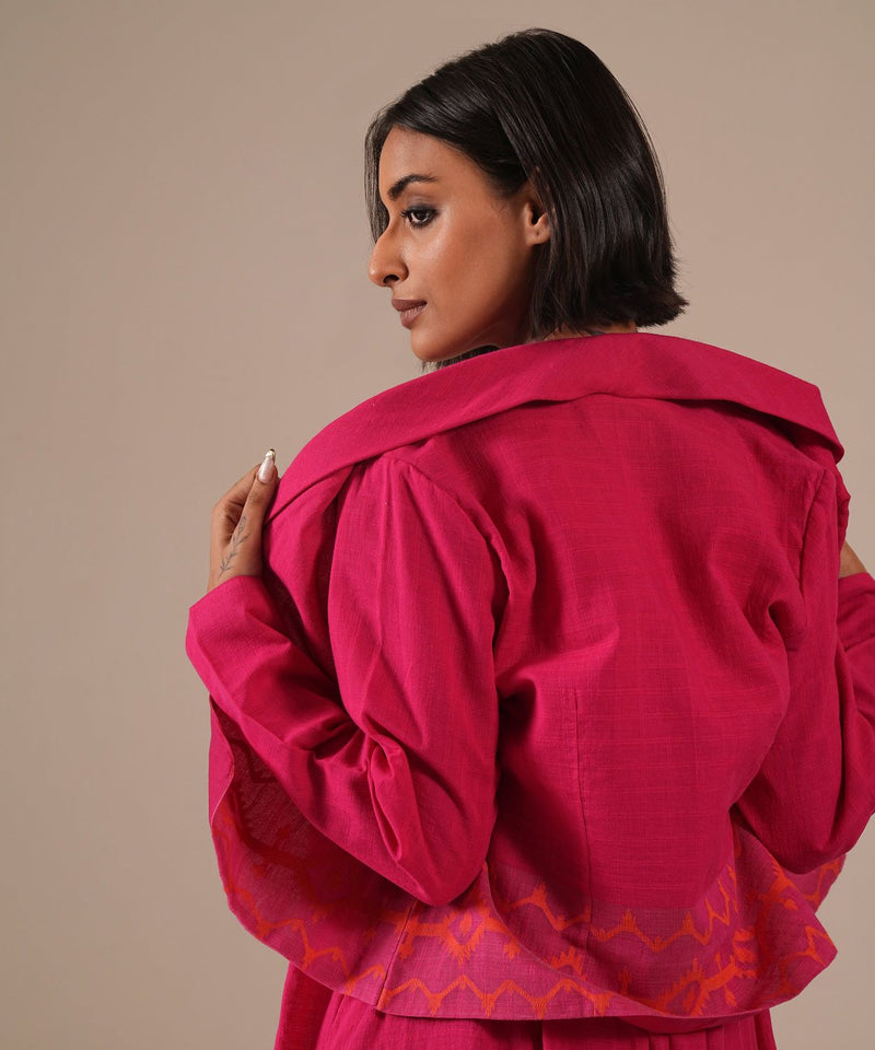 PINK AURA SET 100% cotton Buy PINK AURA SET from C&W | Co-Ord Sets for Women by Indigo Dreams in pink color for women in Singapore