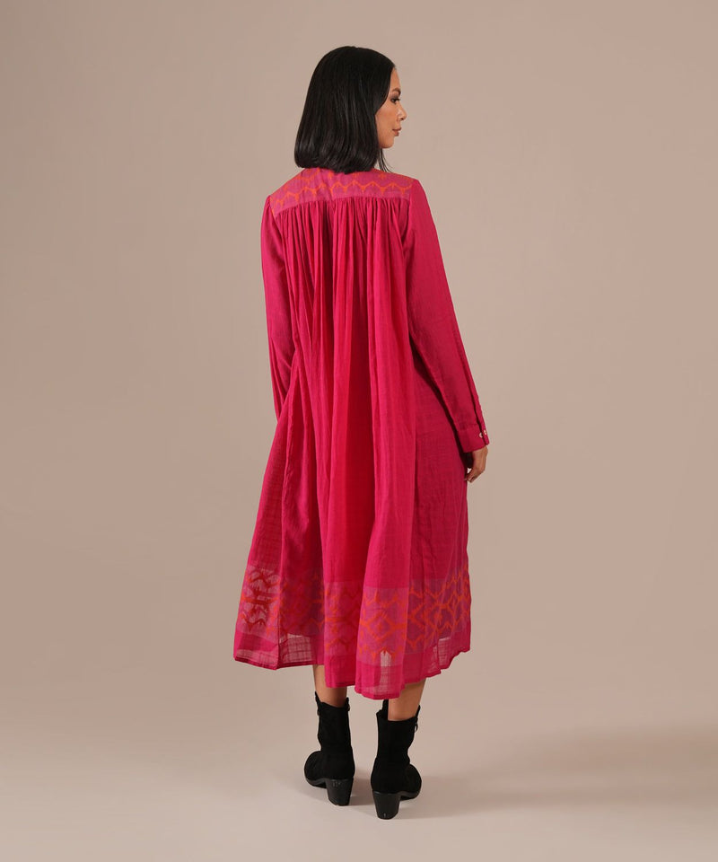 PINK DUSK DRESS 100% cotton Buy PINK DUSK DRESS from C&W | Dresses for Women by Indigo Dreams in pink color for women in Singapore