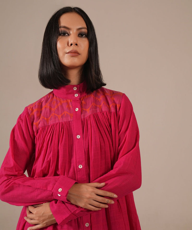 PINK DUSK DRESS 100% cotton Buy PINK DUSK DRESS from C&W | Dresses for Women by Indigo Dreams in pink color for women in Singapore