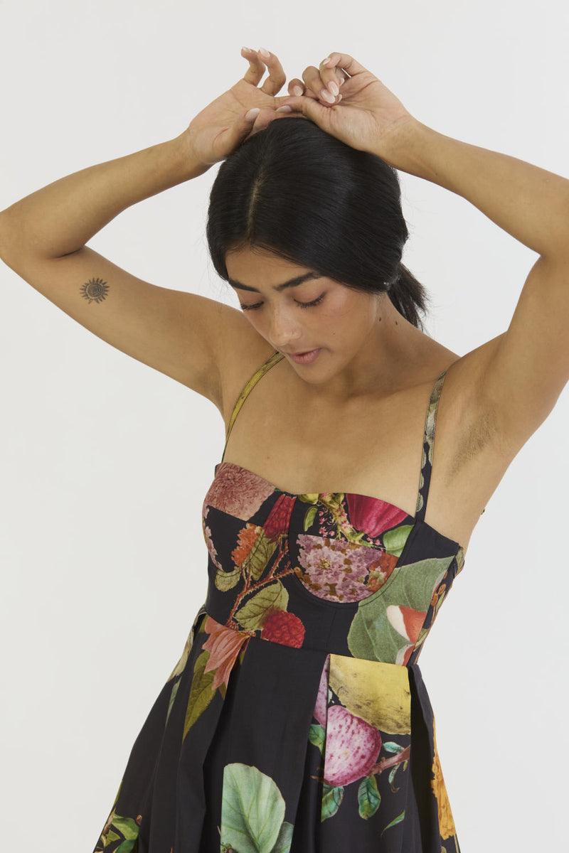 PLUM BRALETTE DRESS satin by Yam for women in Singapore