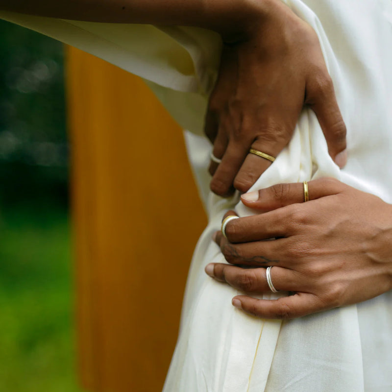 Rawa Midi-Ring brass ring by Surmeyi for women in Singapore