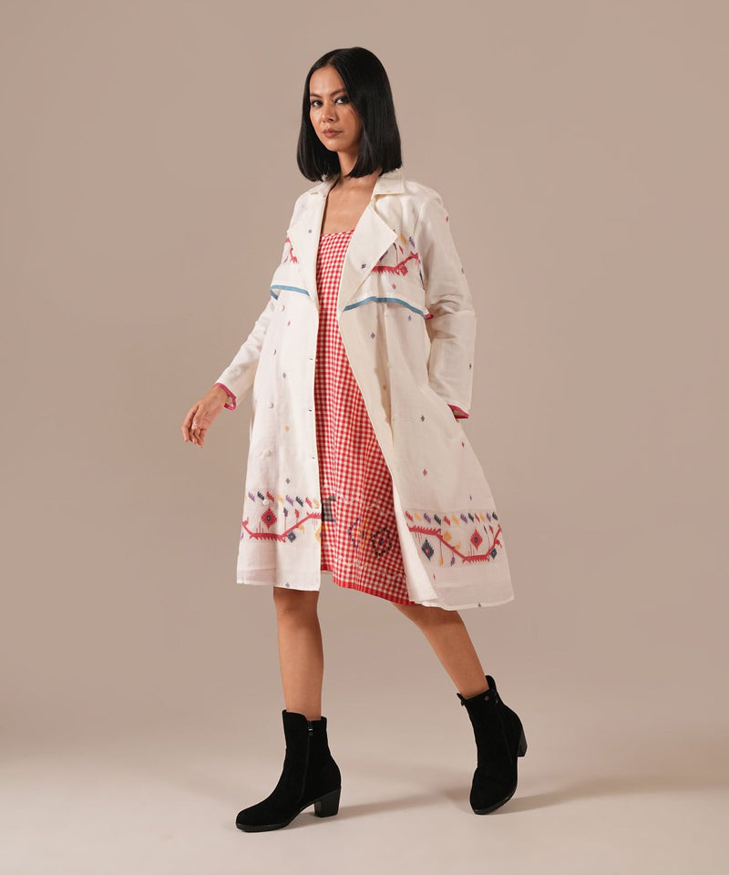 ROSE FLARE SET 100% cotton Buy ROSE FLARE SET from C&W | Co-Ord Sets for Women by Indigo Dreams in red color for women in Singapore