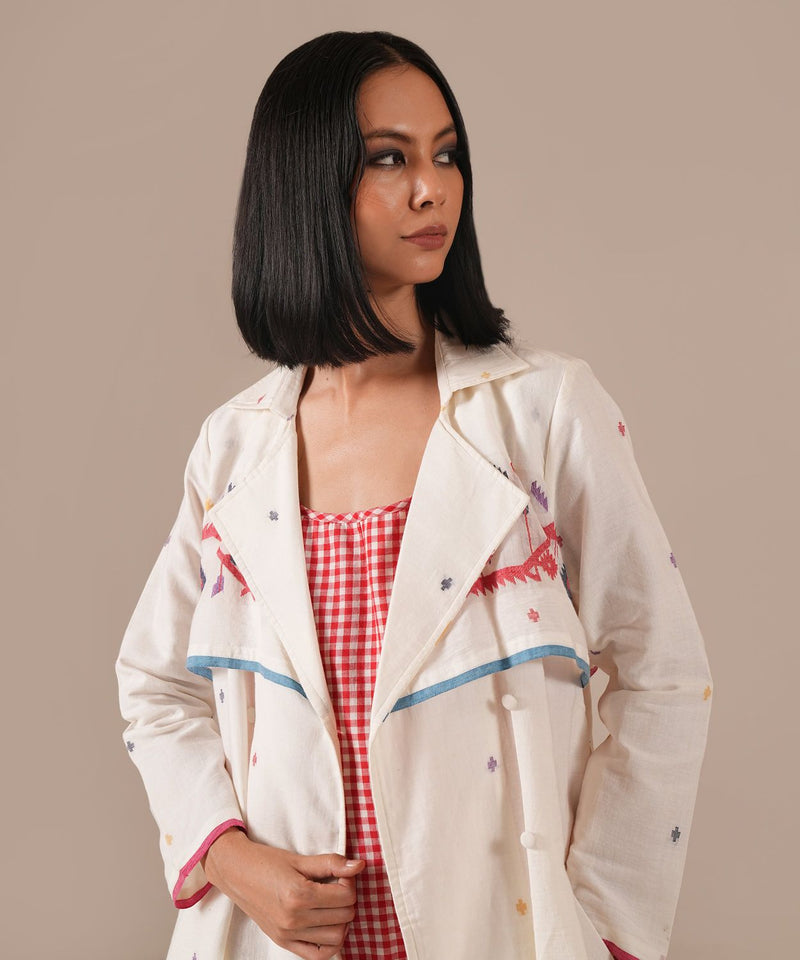 ROSE FLARE SET 100% cotton Buy ROSE FLARE SET from C&W | Co-Ord Sets for Women by Indigo Dreams in red color for women in Singapore