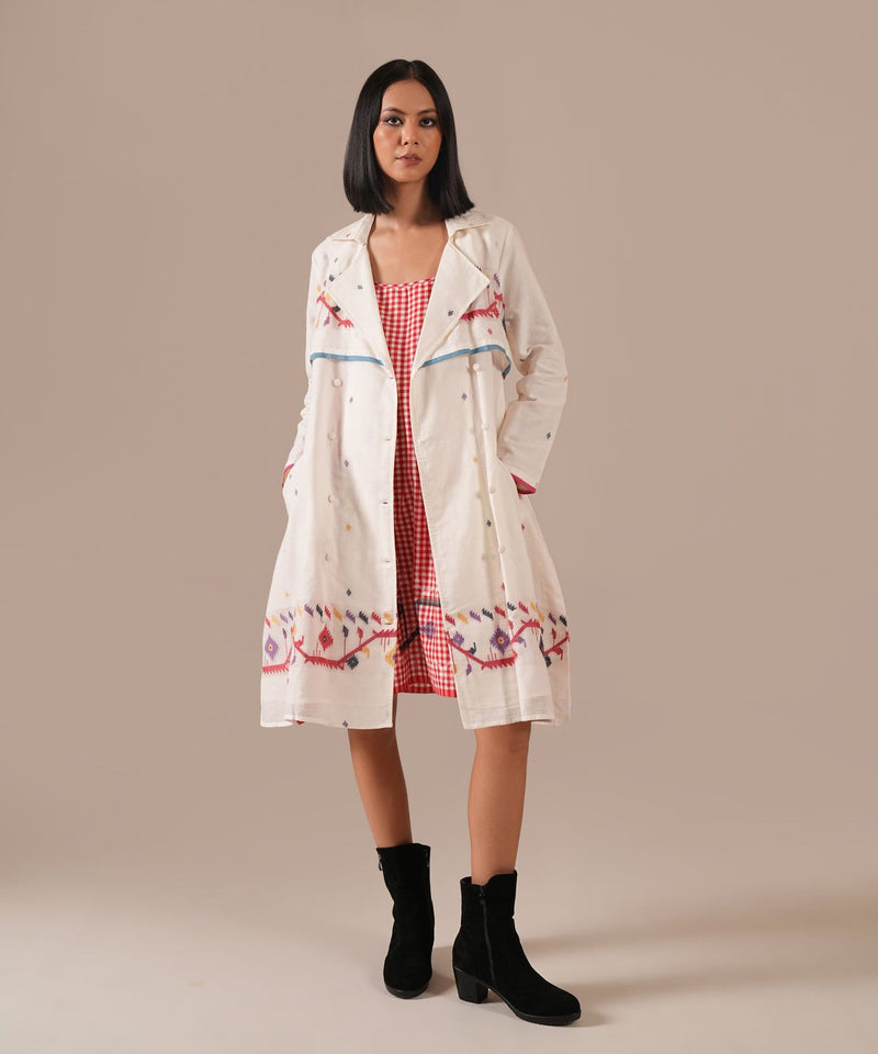 ROSE FLARE SET 100% cotton Buy ROSE FLARE SET from C&W | Co-Ord Sets for Women by Indigo Dreams in red color for women in Singapore