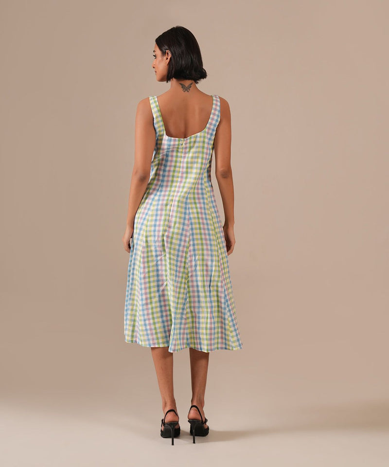 SAGE GLOW DRESS 100% cotton Buy SAGE GLOW DRESS from C&W | Dresses for Women by Indigo Dreams in multi color for women in Singapore