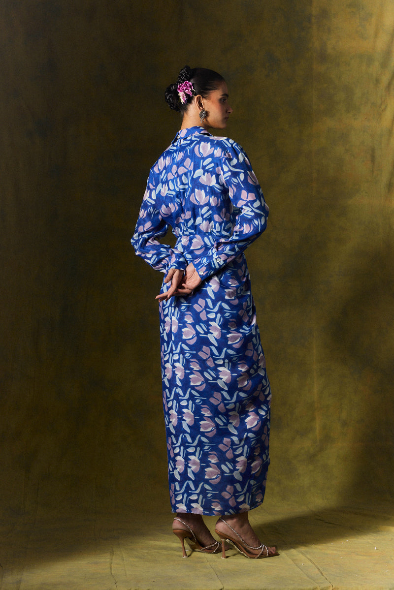 NEELAM SILK SHIRT DRESS silk by JodiLife for women in Singapore