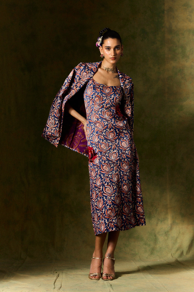 INAAYA SILK BLAZER AND SKIRT SET silk by JodiLife for women in Singapore
