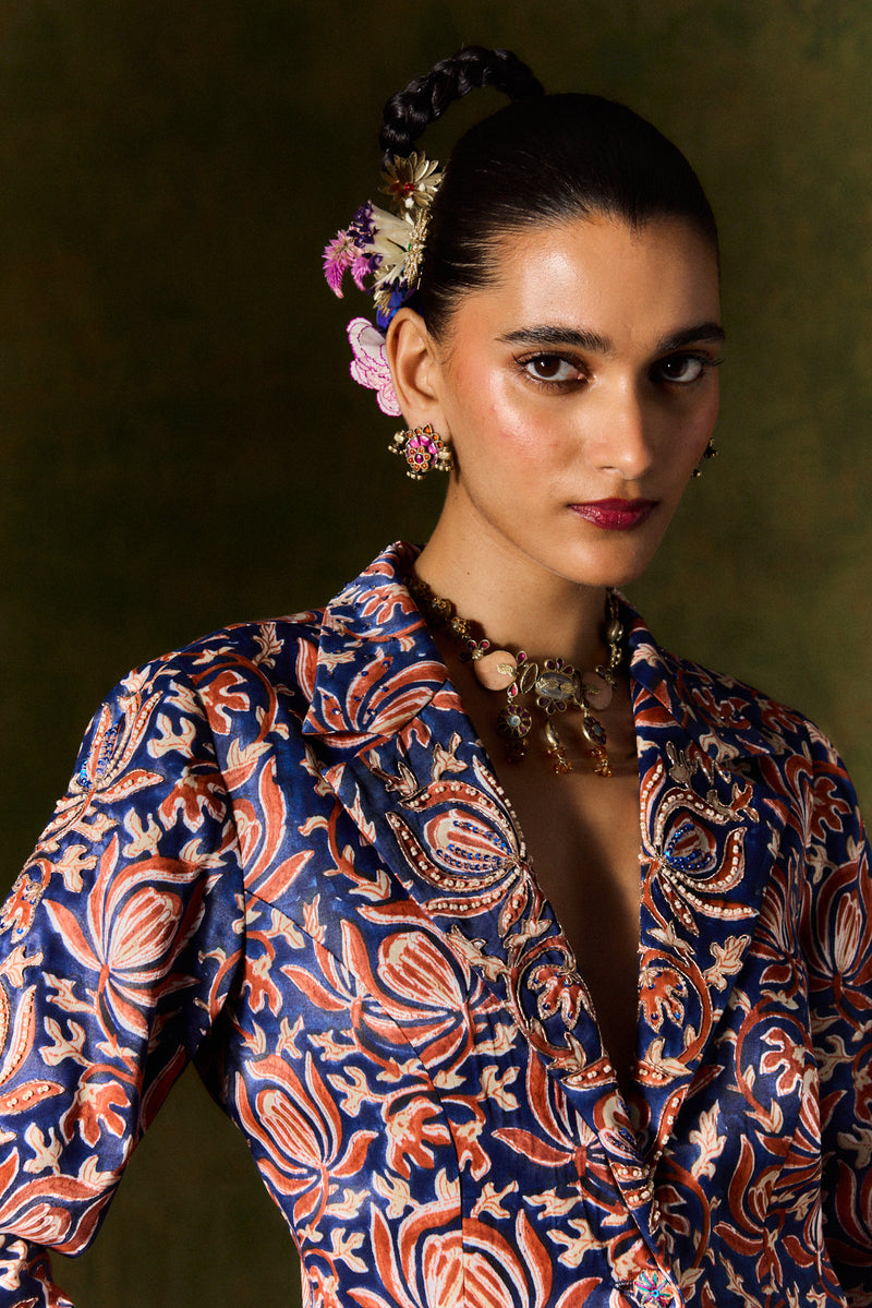 INAAYA SILK BLAZER silk by JodiLife for women in Singapore