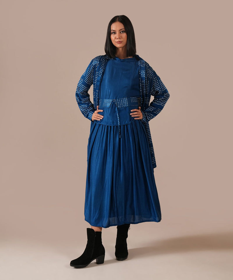 SILK REVERIE SET silk Buy SILK REVERIE SET from C&W | Co-Ord Sets for Women by Indigo Dreams in blue color for women in Singapore